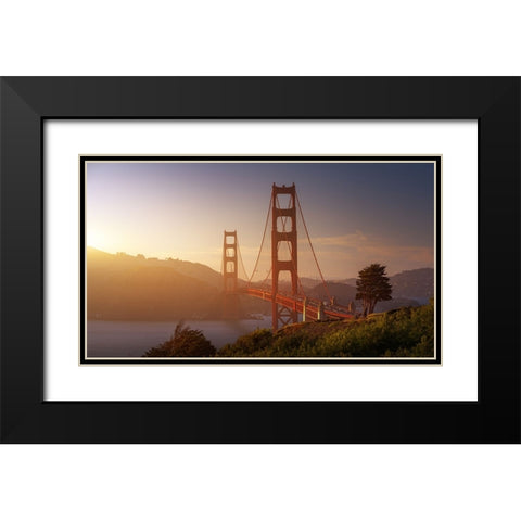 South Golden Gate. Black Modern Wood Framed Art Print with Double Matting by Pablo de, Juan