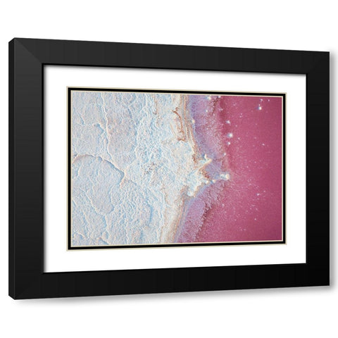 Salty World II Black Modern Wood Framed Art Print with Double Matting by Carrillo Lopez, Antonio