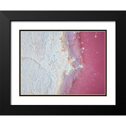 Salty World II Black Modern Wood Framed Art Print with Double Matting by Carrillo Lopez, Antonio