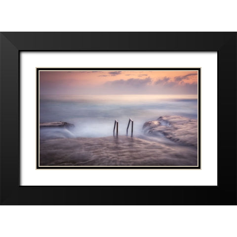 Cabo Cervera Black Modern Wood Framed Art Print with Double Matting by Tobarra Narro, Doroteo