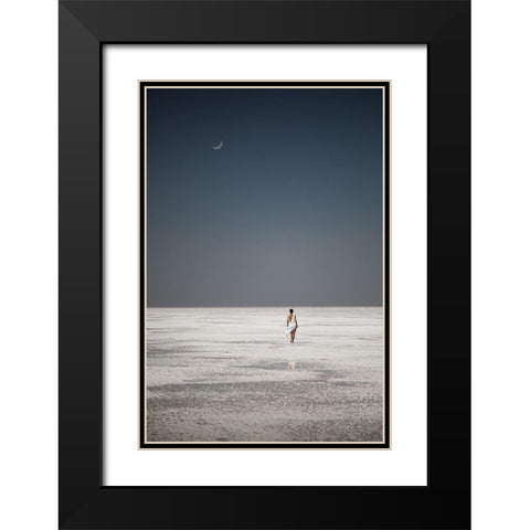 What Will Remain After You ... Black Modern Wood Framed Art Print with Double Matting by Fedotov, Vadim