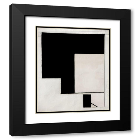 Untitled Black Modern Wood Framed Art Print with Double Matting by Niemiec, Anna