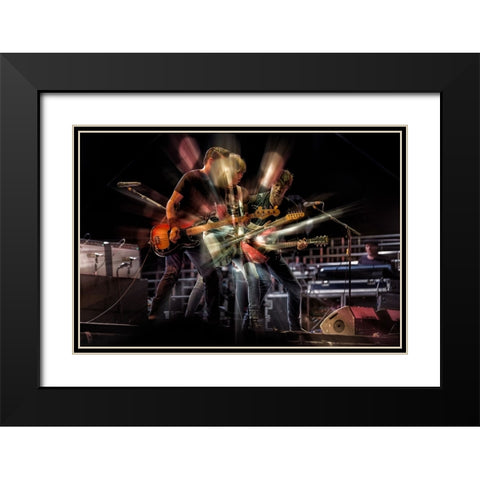 Pretenders Black Modern Wood Framed Art Print with Double Matting by Domont, Jois