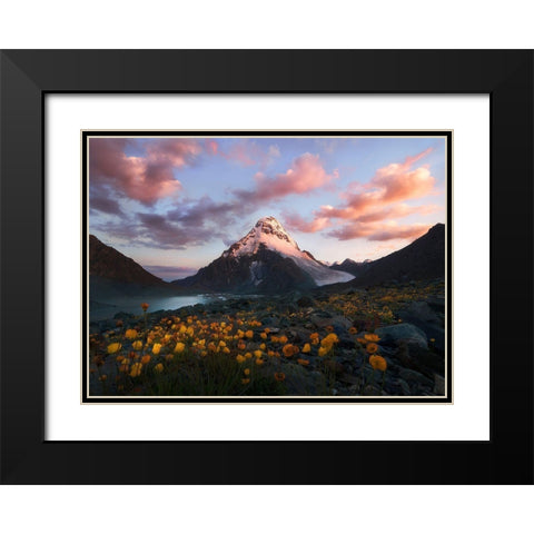 E?Paemmacsc??AdÂCÂNaandsup3;D Black Modern Wood Framed Art Print with Double Matting by Kaka