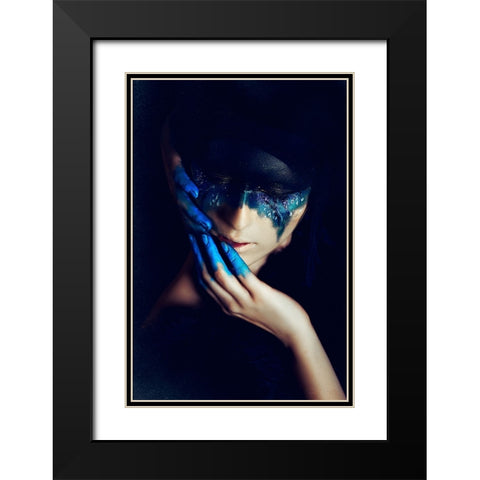 Empathy Black Modern Wood Framed Art Print with Double Matting by Bolgov, Ruslan