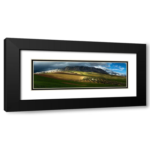 Villanueva De La Concepcion Black Modern Wood Framed Art Print with Double Matting by Witjes, Max