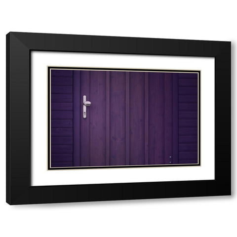 Closed Still Life Black Modern Wood Framed Art Print with Double Matting by Menhard, Ingo