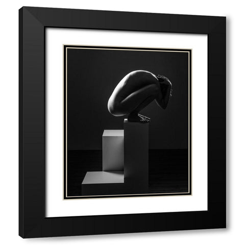 Spiritual Necessity Black Modern Wood Framed Art Print with Double Matting by Stalmans, Luc