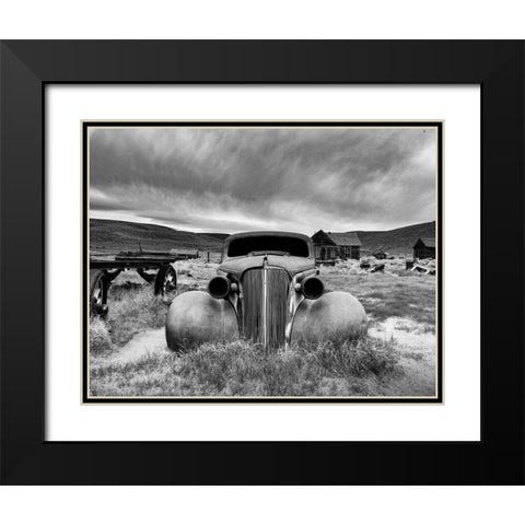 Bodie State Historic Park Black Modern Wood Framed Art Print with Double Matting by Aston, Pepa
