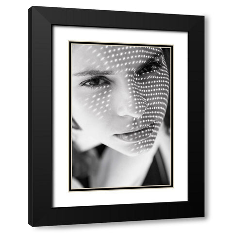 Untitled Black Modern Wood Framed Art Print with Double Matting by Dobrev, Evelin