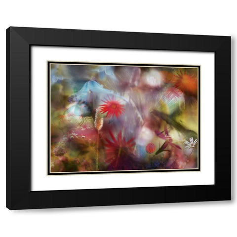 Summer Memories Black Modern Wood Framed Art Print with Double Matting by Westum, Heidi