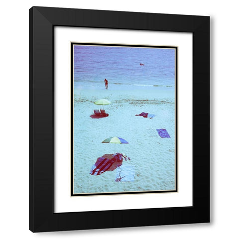 Happy Youre Gone Black Modern Wood Framed Art Print with Double Matting by Correia, Rui