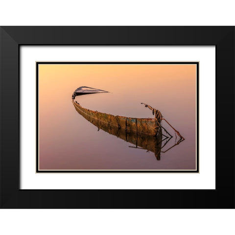 Rest Black Modern Wood Framed Art Print with Double Matting by Forner Rodriguez, Joaquin