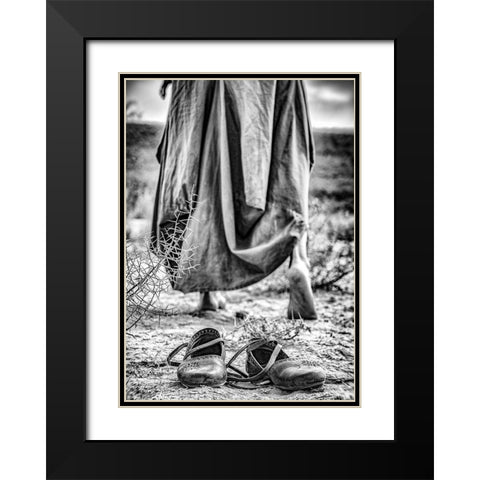 Passenger Black Modern Wood Framed Art Print with Double Matting by Saeidinia, Afshin