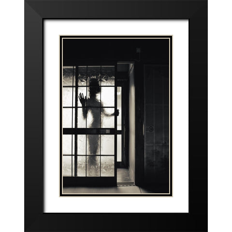 ShaÂWa Black Modern Wood Framed Art Print with Double Matting by Amenomori, Keiichiro