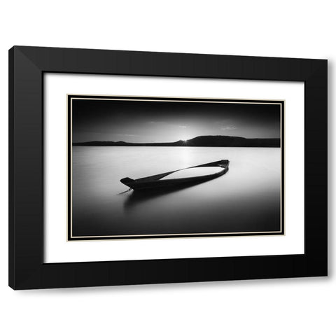 Zuratkul-Zen Black Modern Wood Framed Art Print with Double Matting by Trakhtenberg, Mikhail