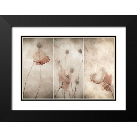 Swaying Gentle In The Breeze Black Modern Wood Framed Art Print with Double Matting by Claes, Gilbert