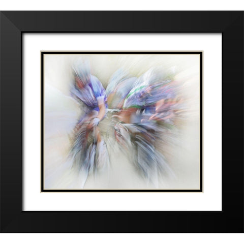 Taking The Lead Black Modern Wood Framed Art Print with Double Matting by Urlings, Lou