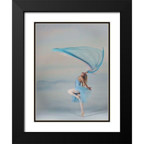 Dance Is Joy Black Modern Wood Framed Art Print with Double Matting by Jones, Karen