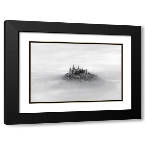 Hohenzollern Black Modern Wood Framed Art Print with Double Matting by Guerola, Joaquin