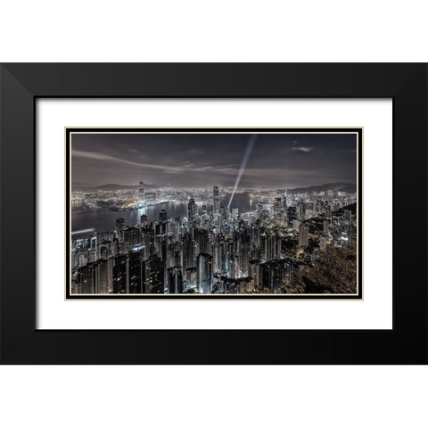 Signature Black Modern Wood Framed Art Print with Double Matting by Agazzi, Andreas