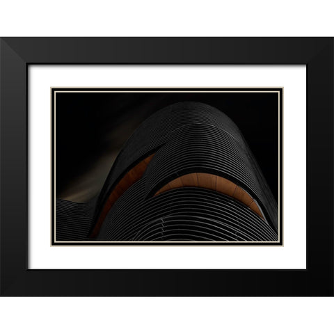 Closed Existence Black Modern Wood Framed Art Print with Double Matting by Claes, Gilbert