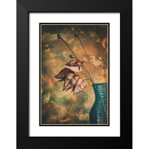 Split Black Modern Wood Framed Art Print with Double Matting by Kiral, Cicek