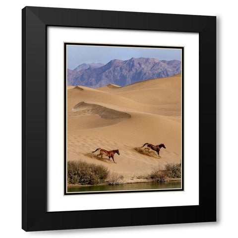 Salvation Black Modern Wood Framed Art Print with Double Matting by Fazaeli, David