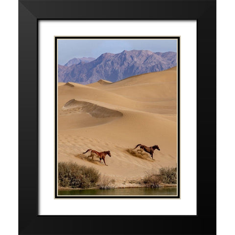 Salvation Black Modern Wood Framed Art Print with Double Matting by Fazaeli, David