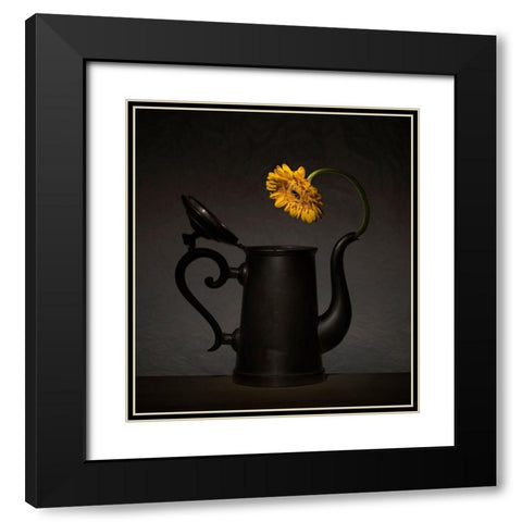 Is It Me In There? Black Modern Wood Framed Art Print with Double Matting by De Kogel, Wieteke