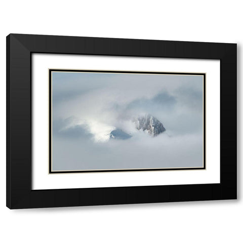 Untitled Black Modern Wood Framed Art Print with Double Matting by Lucidi, Riccardo