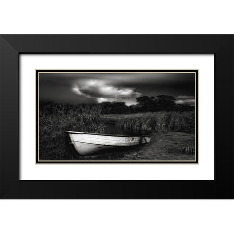 Beautiful! Magnificent Desolation... Black Modern Wood Framed Art Print with Double Matting by Depaepe, Yvette