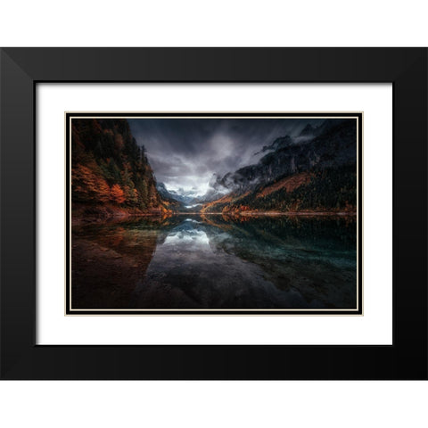 Piel De Agua. Black Modern Wood Framed Art Print with Double Matting by Pablo De, Juan