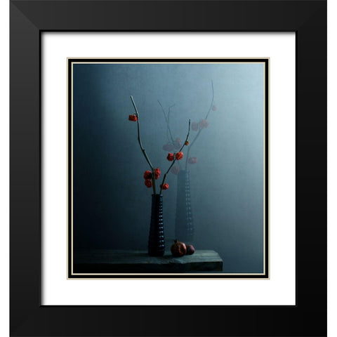 A Spectral Presence Black Modern Wood Framed Art Print with Double Matting by Halaby, Margaret