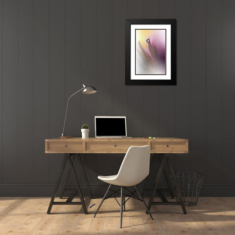 Abstract Illusion.. Black Modern Wood Framed Art Print with Double Matting by Nan, Juliana
