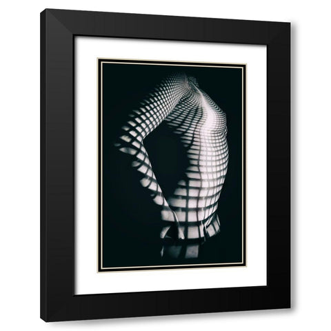 Into The Shadows Black Modern Wood Framed Art Print with Double Matting by Gali, Marcos