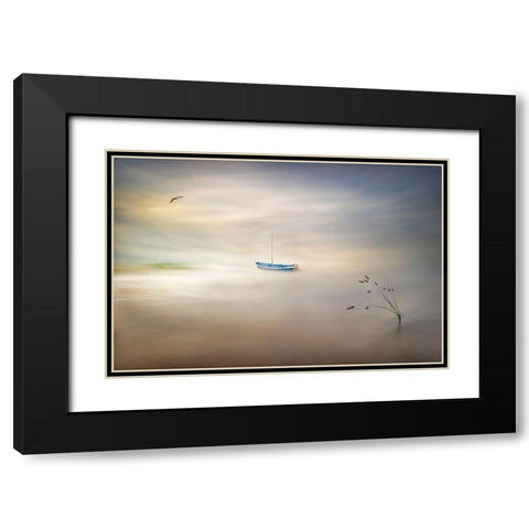 Dreaming Of The Sea Black Modern Wood Framed Art Print with Double Matting by Osuna, Fran
