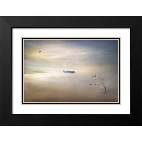 Dreaming Of The Sea Black Modern Wood Framed Art Print with Double Matting by Osuna, Fran