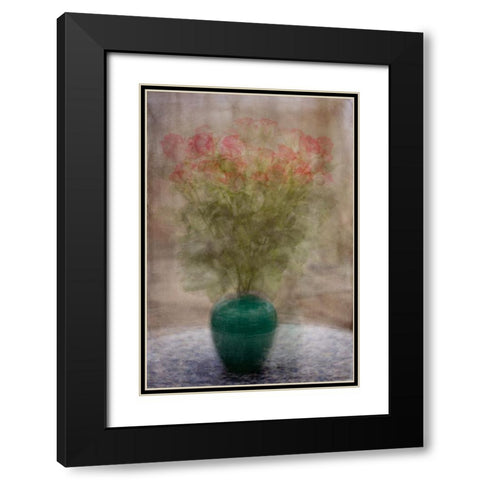 Roses On A Tuesday Black Modern Wood Framed Art Print with Double Matting by Holmstrom, Katarina