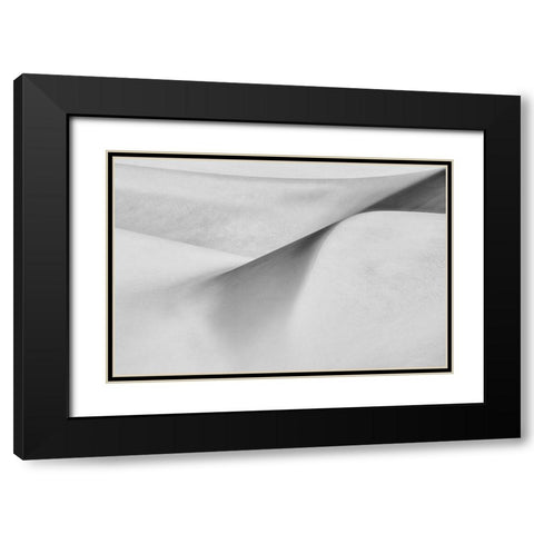 Curves Of Desert Ii Black Modern Wood Framed Art Print with Double Matting by Mehrafshar Efiap, Babak