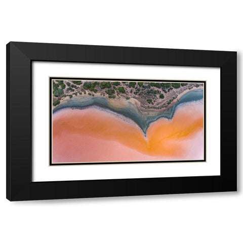 Colostrai Black Modern Wood Framed Art Print with Double Matting by Moglia, Fabrizio