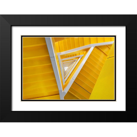 Stairway To Enlightenment Black Modern Wood Framed Art Print with Double Matting by Pearson, Wayne