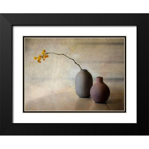Untitled Black Modern Wood Framed Art Print with Double Matting by Arjona, Elena