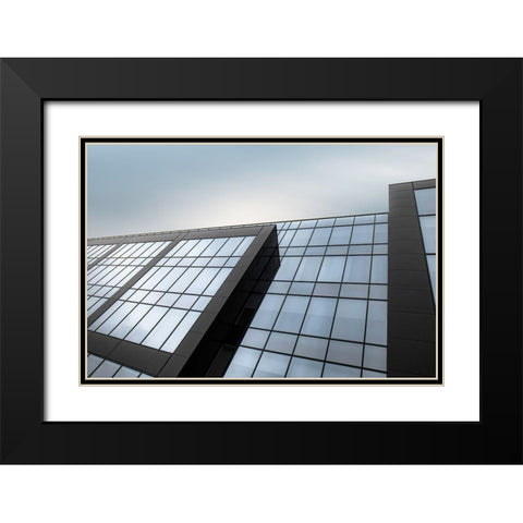 Glazed Life Black Modern Wood Framed Art Print with Double Matting by Claes, Gilbert