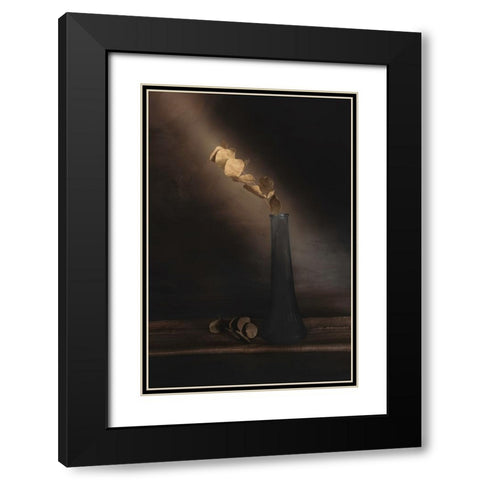 Partially Lighted Black Modern Wood Framed Art Print with Double Matting by Kiral, Cicek