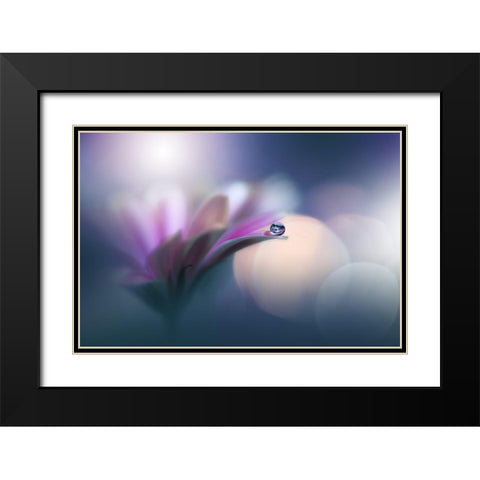 ~O~ Black Modern Wood Framed Art Print with Double Matting by Nan, Juliana