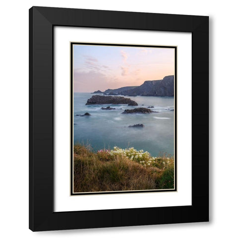 Spring Blossom Black Modern Wood Framed Art Print with Double Matting by Garcia Gomez, Elena