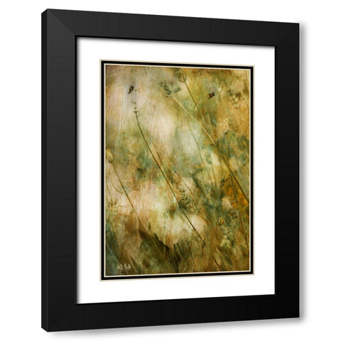To Each A Season Black Modern Wood Framed Art Print with Double Matting by Devos, Delphine