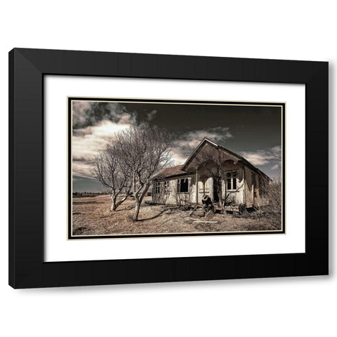 John Wayneaas Official Retirement Black Modern Wood Framed Art Print with Double Matting by H. Ingibergsson, Torsteinn
