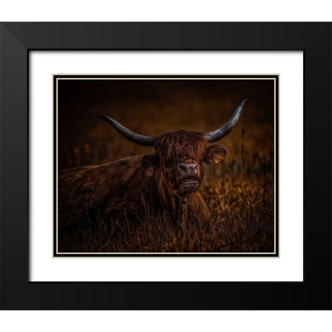 On A Break Black Modern Wood Framed Art Print with Double Matting by Agazzi, Andreas